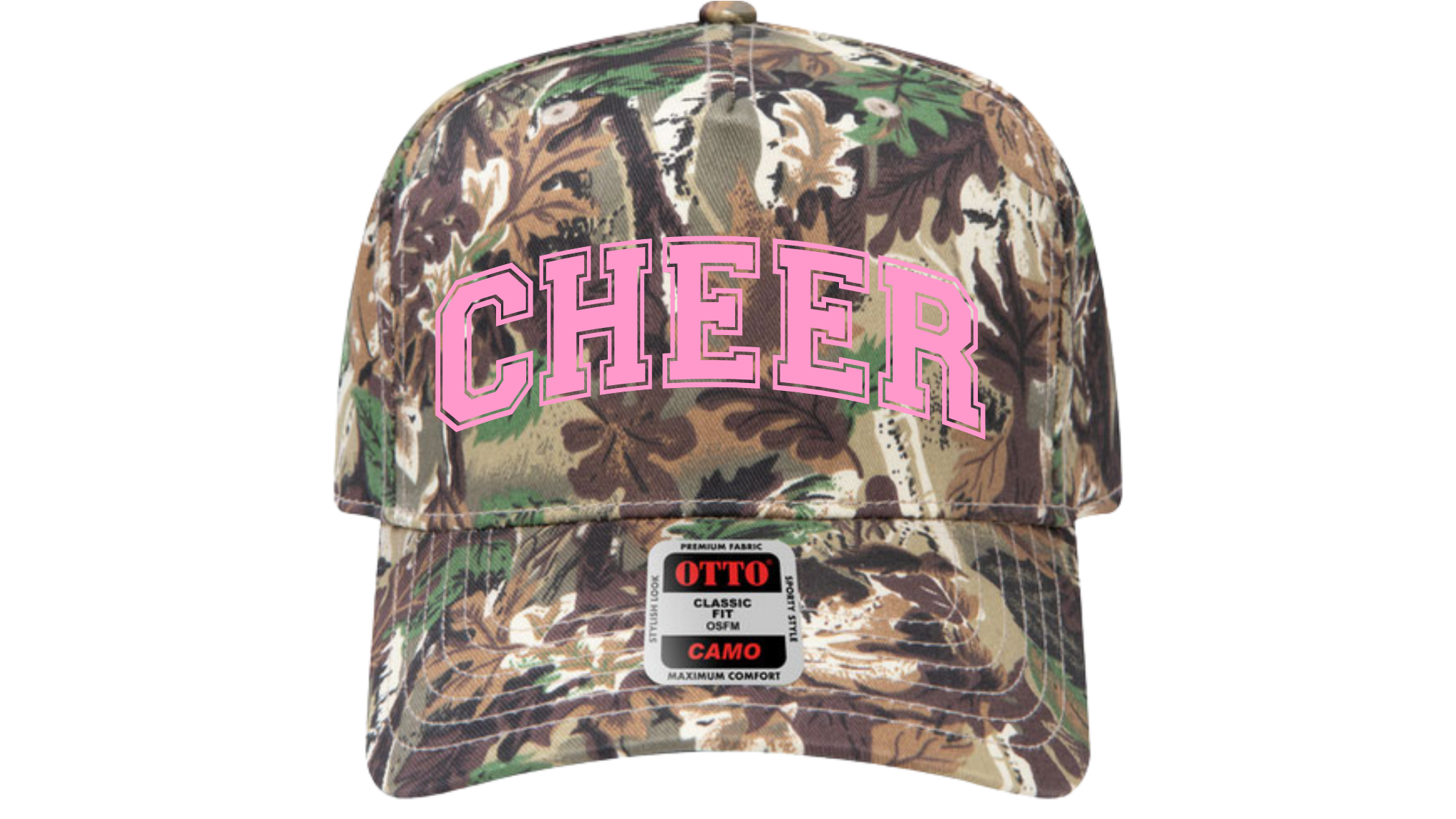 Camo Cheer Baseball Cap