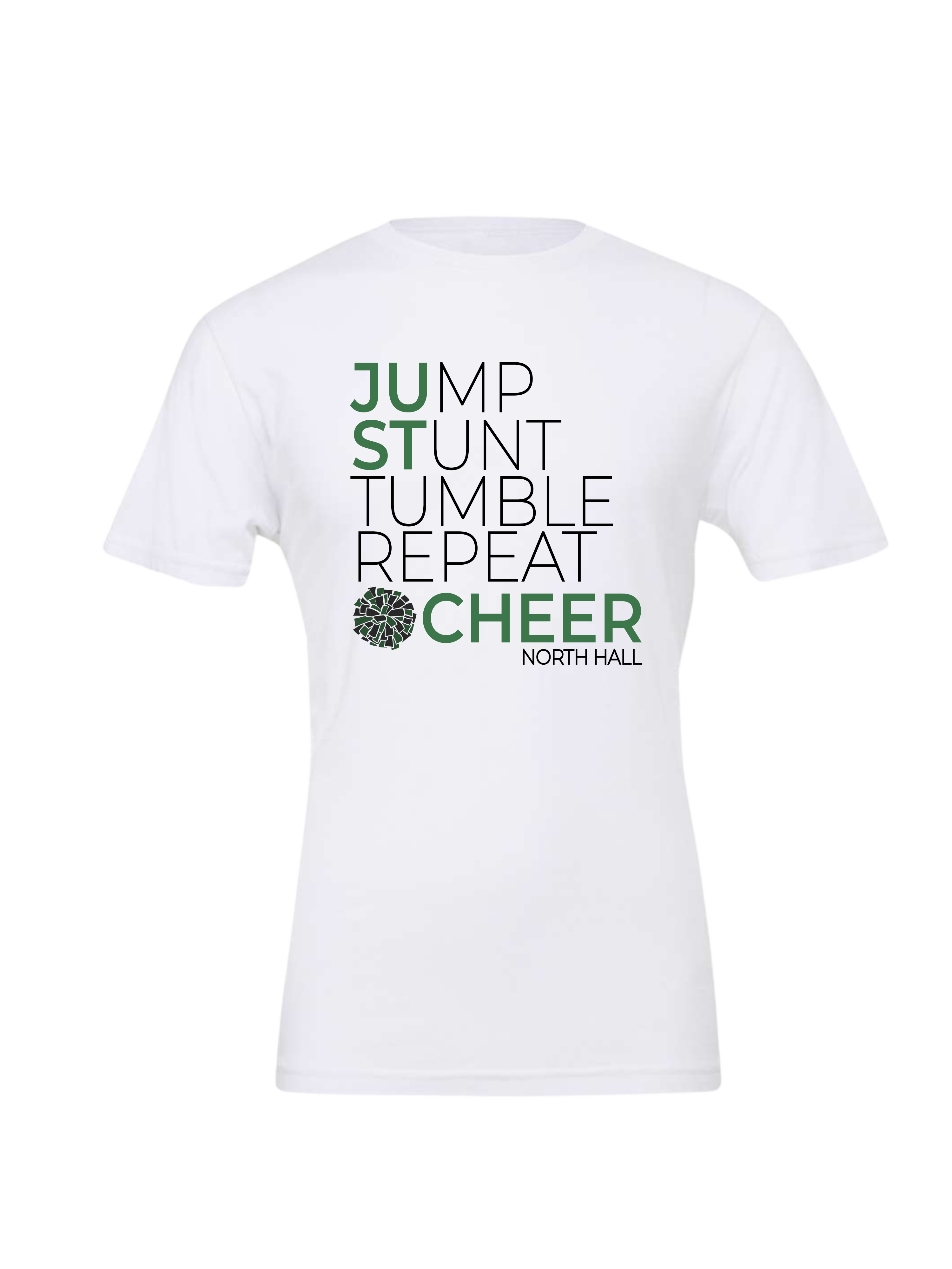NH Jump Stunt Tumble Repeat Cheer Tee