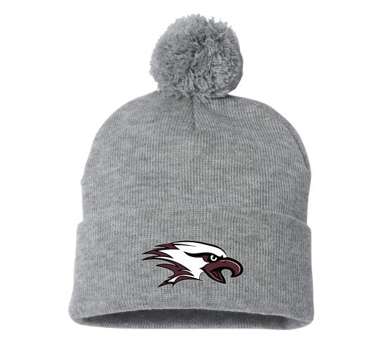 Chestatee War Eagles Pom Pom Beanie