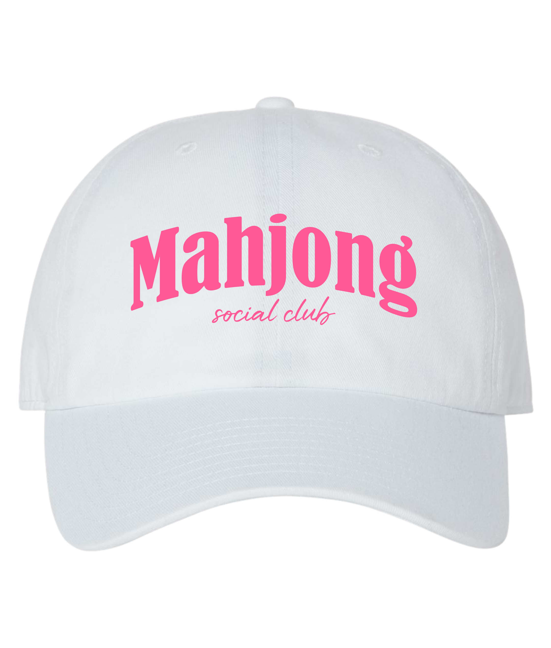 Mahjong Social Club Puff Cap