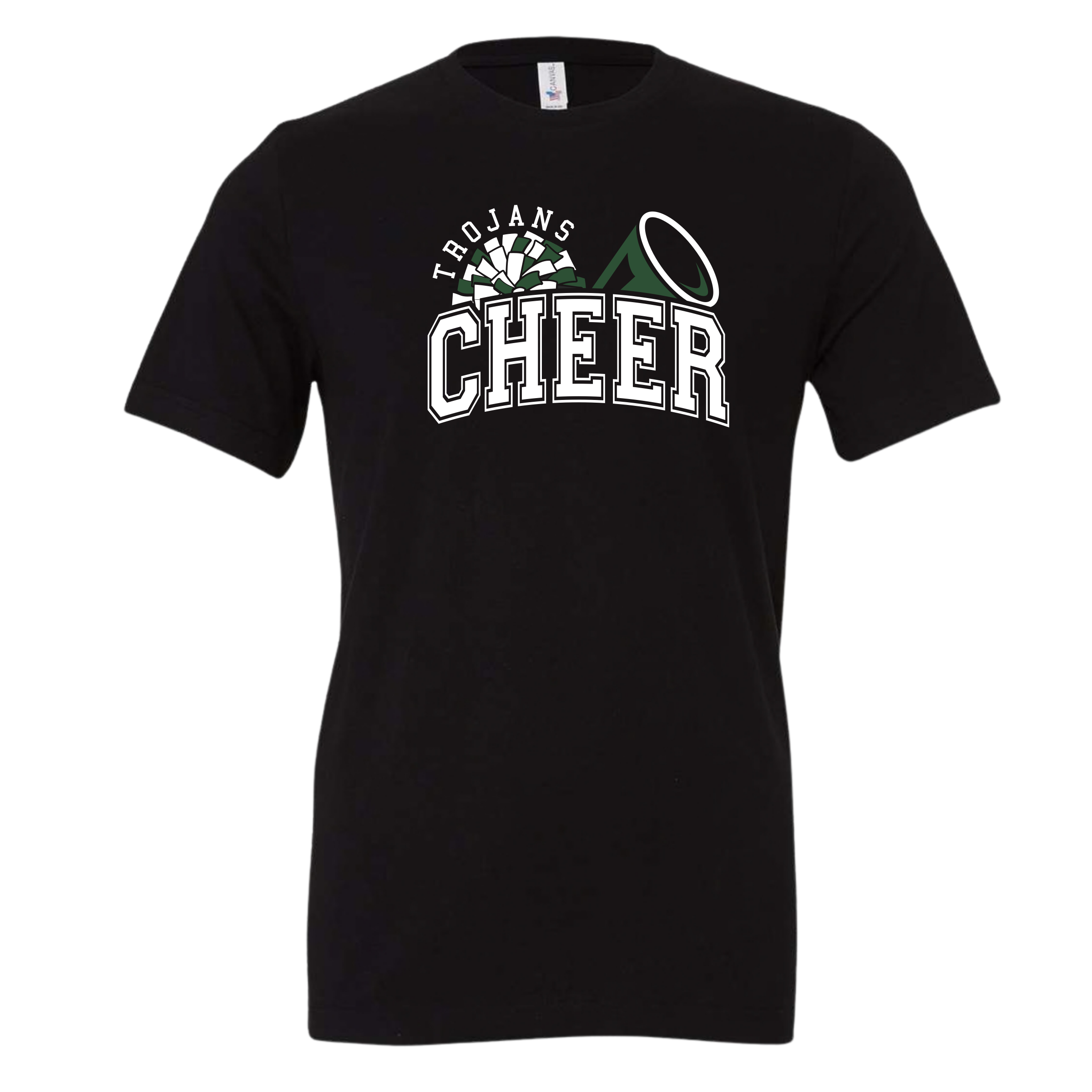 Trojan Cheer Blackout Tee