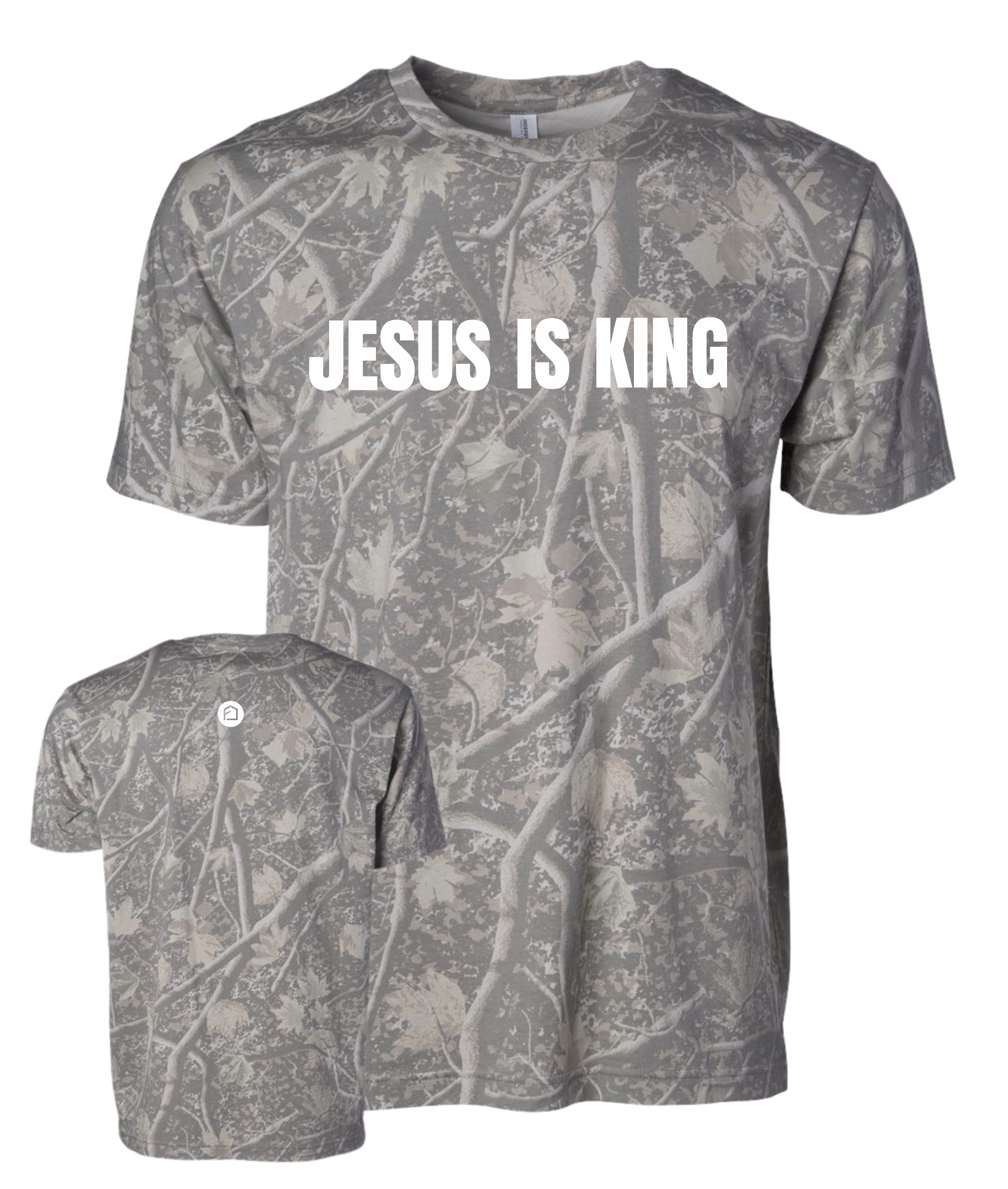 Jesus is King Camo Tee