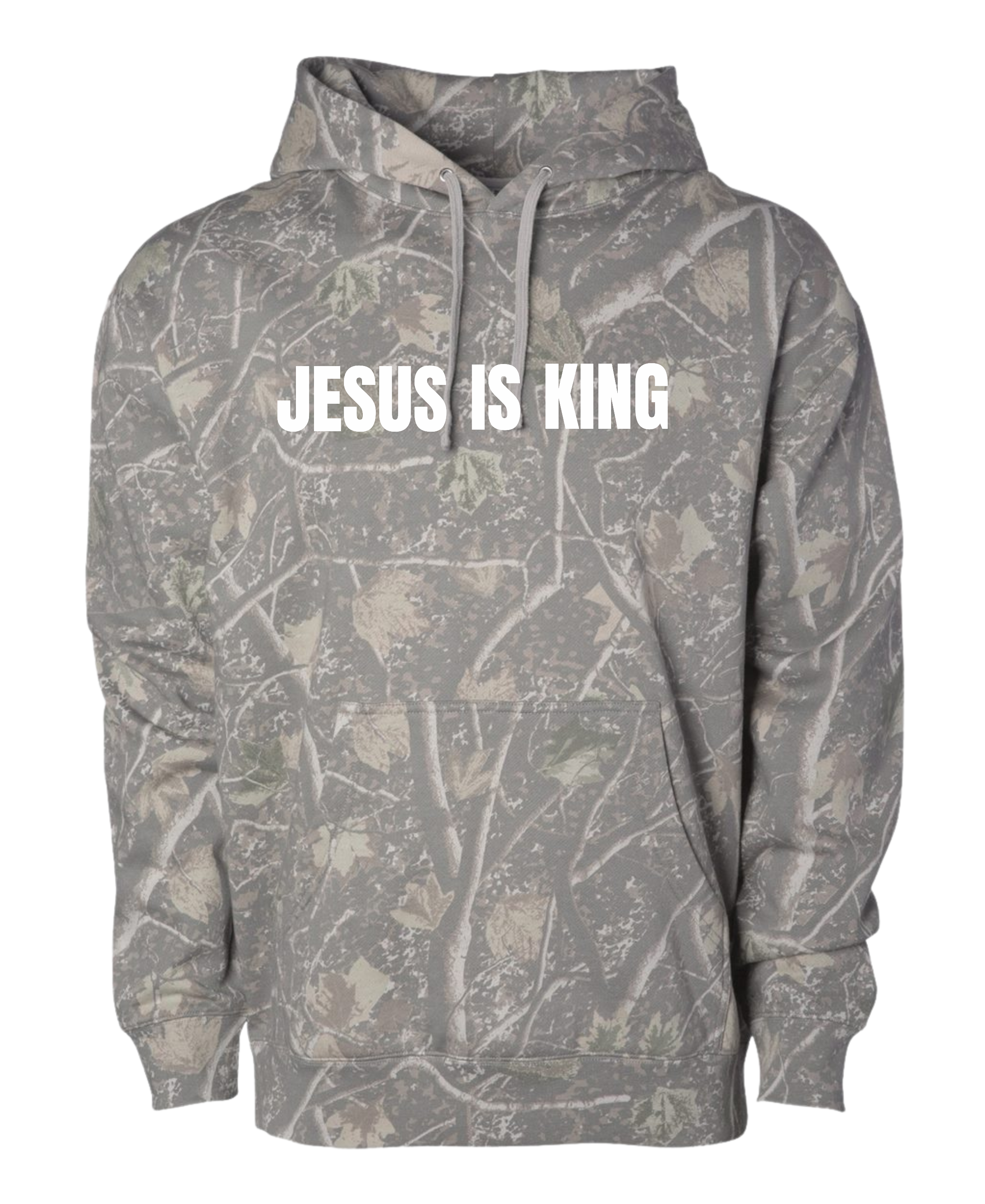 Jesus is king Camo Hoodie