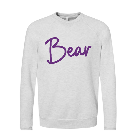 Bears 3D Puff Sponge Fleece Crewneck