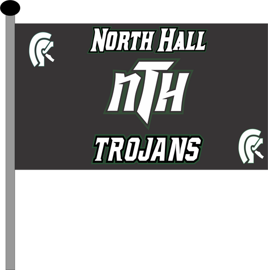 North Hall Trojans Flag