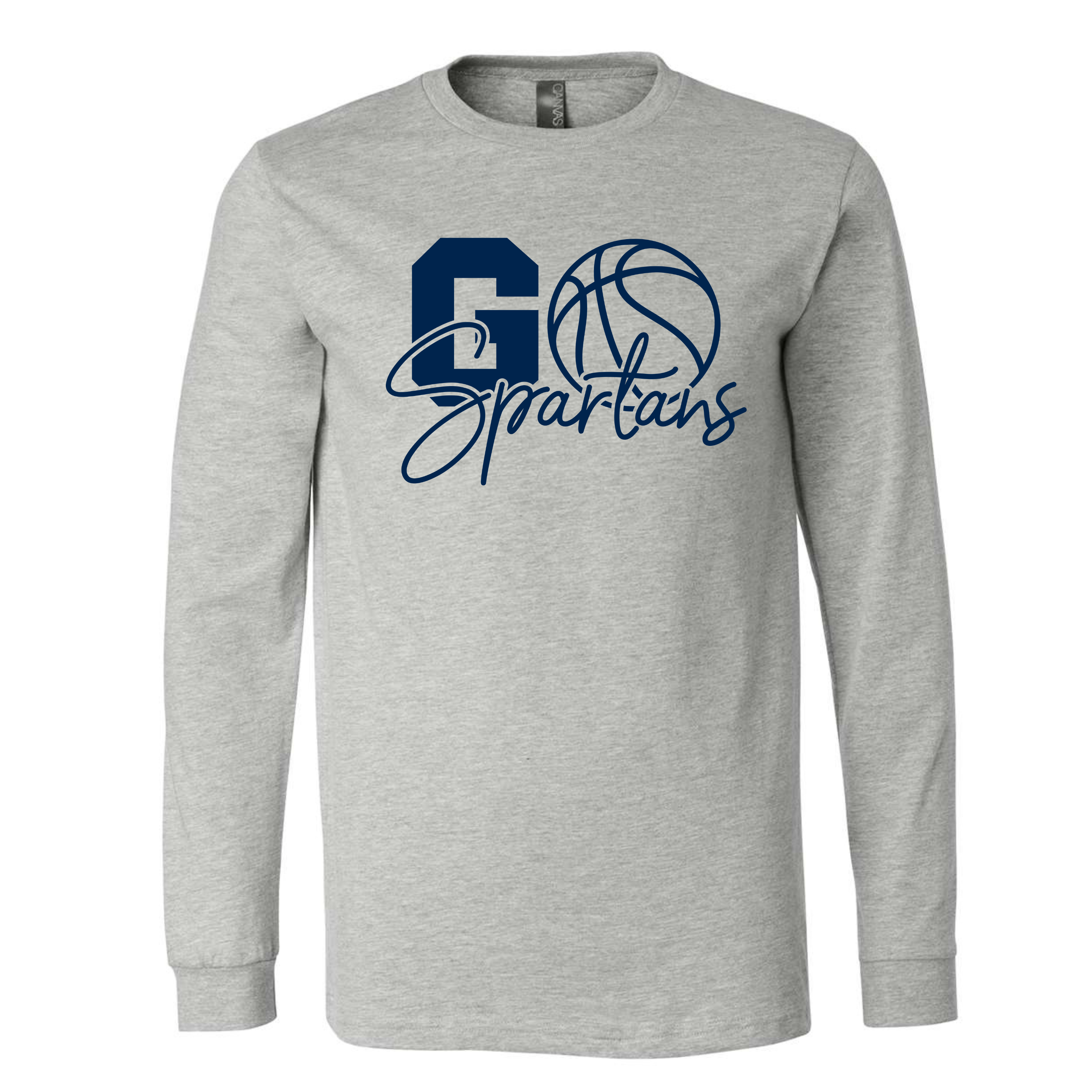 Go Spartans Basketball Longsleeve