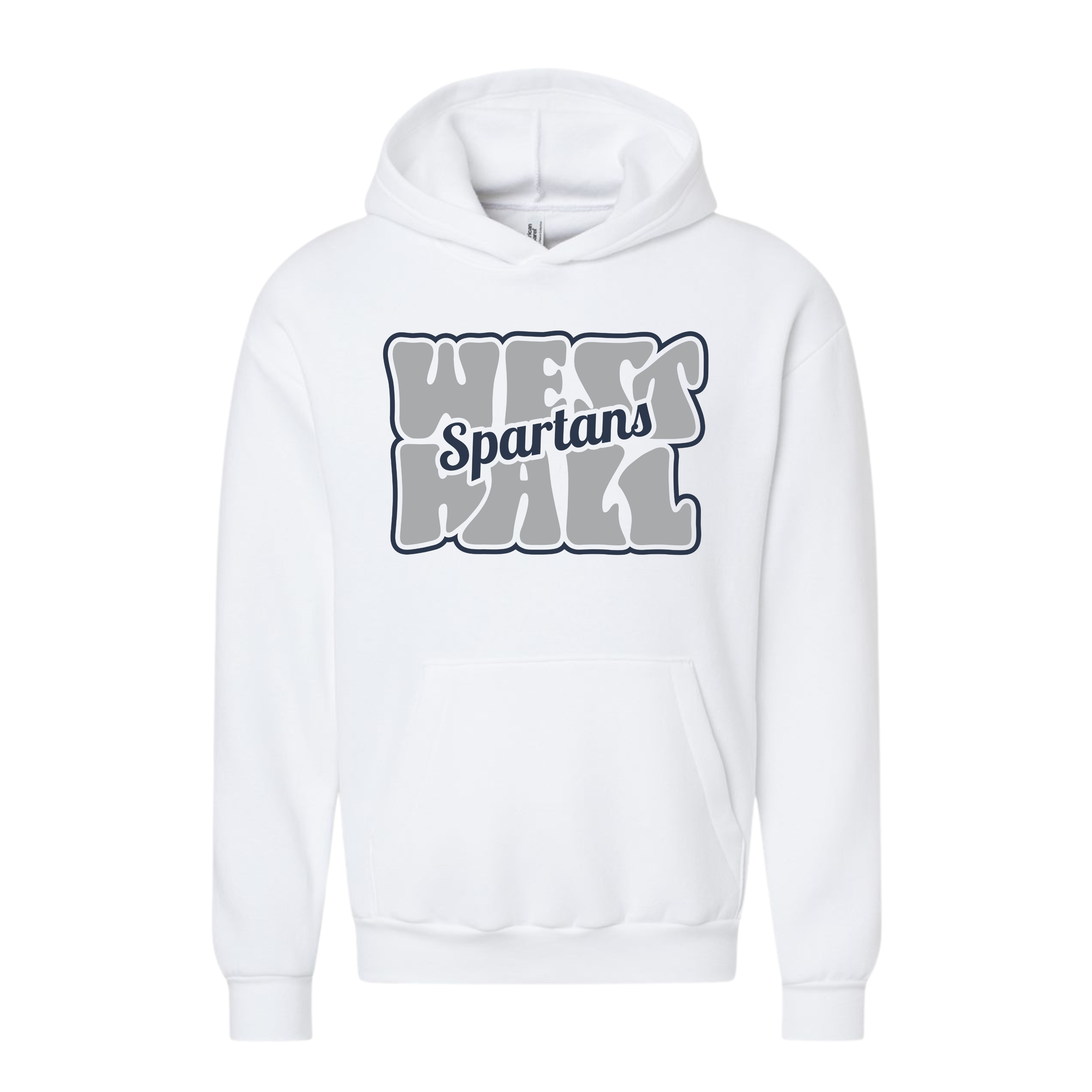 West Hall Spartans Retro Hoodie