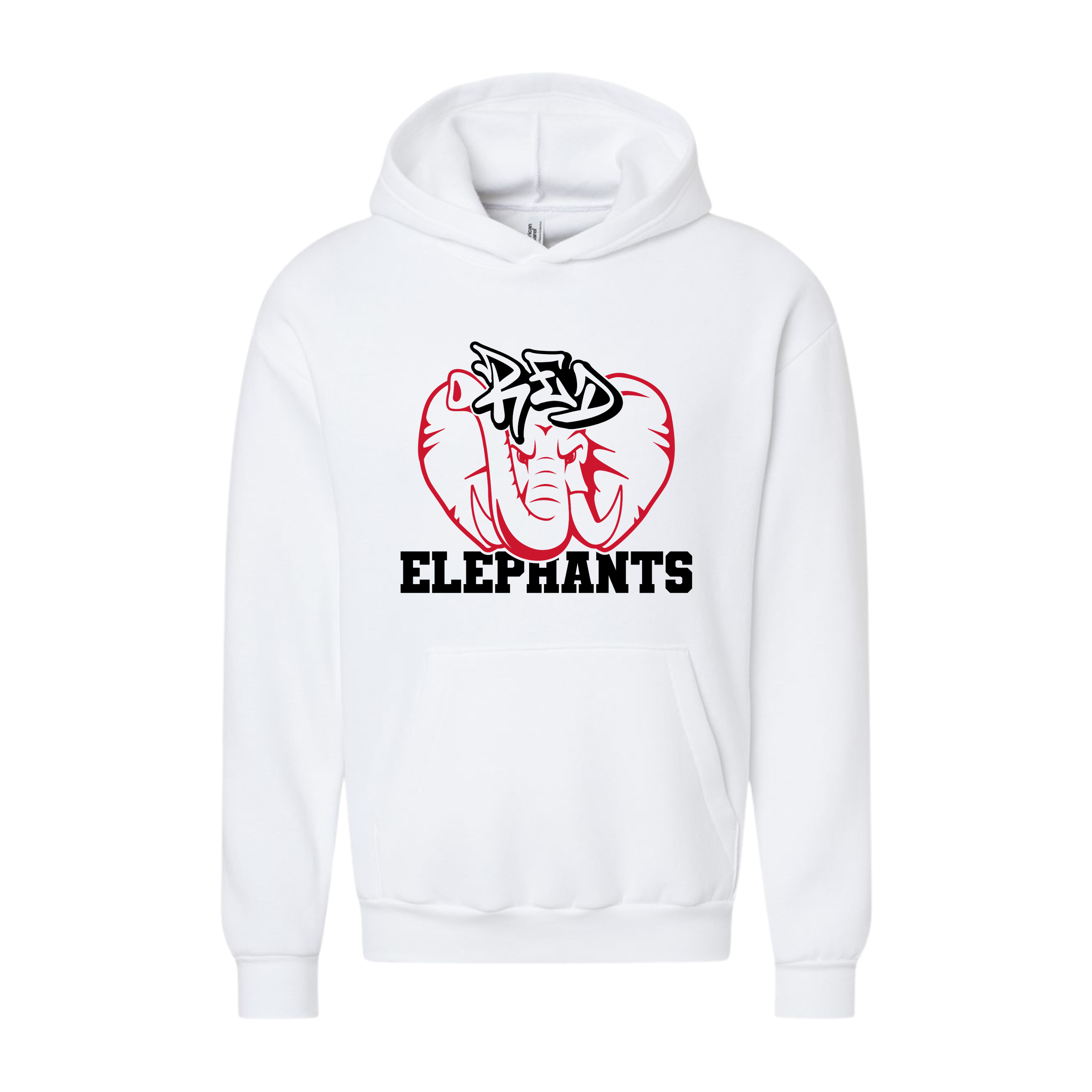 Red Elephant Rad Hoodie