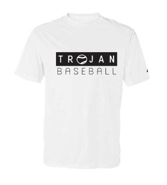 Trojan Baseball Performance Short sleeve