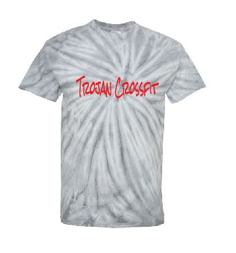 Tie Dye Trojan Crossfit T-shirt